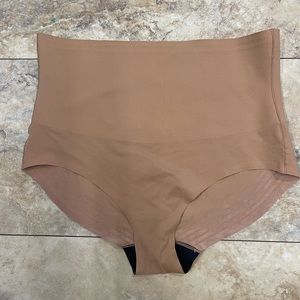 Knix High-Waisted Briefs in Tan